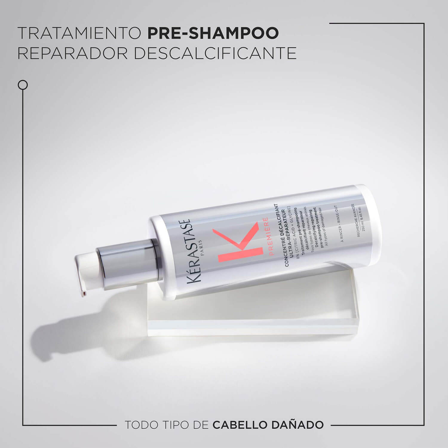 CONCENTRÉ DÉCALCIFIANT ULTRA-RÉPARATEUR PREMIER (PRE-SHAMPOO REPARADOR)